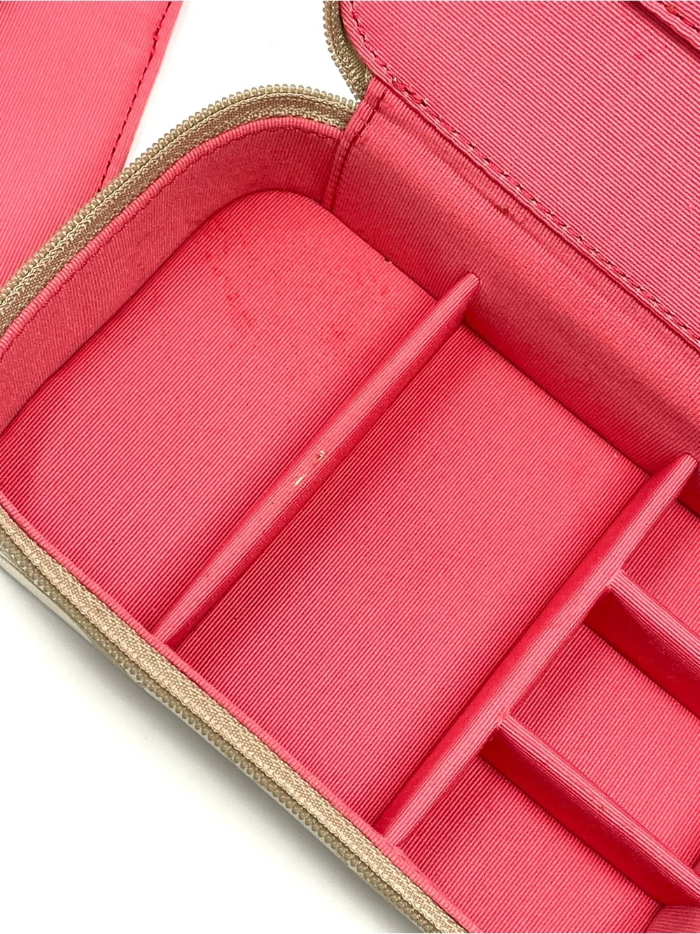 Coach Daisy Applique Signature Jewelry Case Small 6x4x2